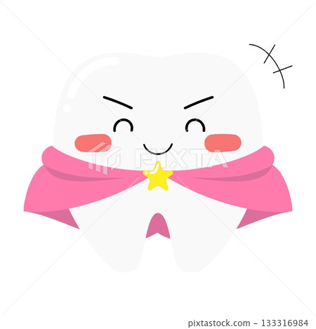 Teeth character smiling Teeth character smiling 133316984