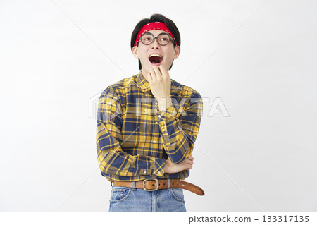 Akihabara male, imagine, white background Akihabara male, imagine, white background 133317135