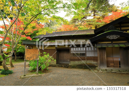 Autumn Kakudate Samurai Residence Street Autumn leaves scenery Autumn Kakudate Samurai Residence Street Autumn leaves scenery 133317318