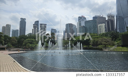 this is landmark around KLCC tower or Petronas Towers. this is landmark around KLCC tower or Petronas Towers. 133317357