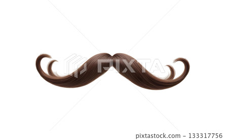A black mustache on a transparent background, illustrating Movember's campaign for men's health and awareness initiatives A black mustache on a transparent background, illustrating Movember's campaign for men's health and awareness initiatives 133317756