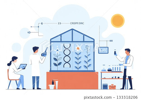 Future agriculture and genetic improvement of crops with CRISPR 133318206