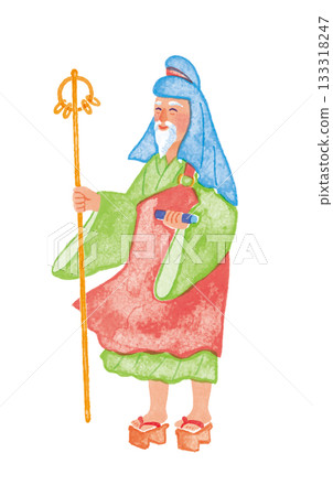 A sage in vibrant clothing A sage in vibrant clothing 133318247