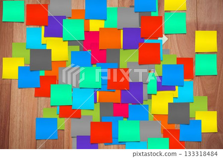 Different color sticky notes 133318484