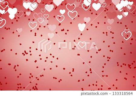 Digitally generated love heart pattern Digitally generated love heart pattern 133318564