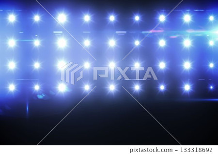 Composite image of blue spotlight 133318692