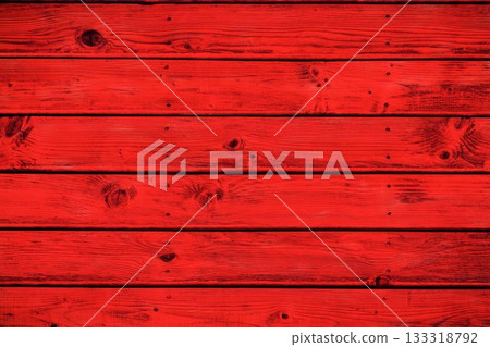 Red wooden planks with large copy space 133318792