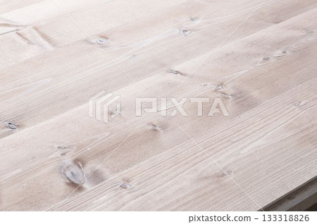 Bleached wooden planks background 133318826