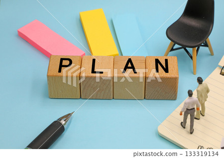 A block labeled PLAN A block labeled PLAN 133319134