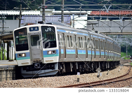 Chuo Main Line Uenohara JR East 211 series N605 formation (Nagano) 133319804