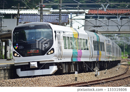中央幹線上野原JR東日本E257系M-101編組（松本）梓海司 133319806