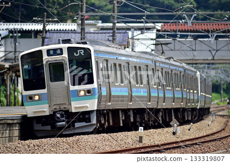 中央本線，上野原，JR東日本，211系，N328編組（長野） 133319807