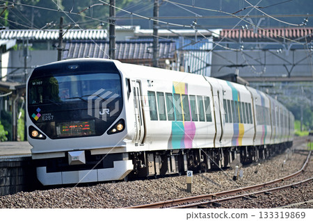 中央本線上野原JR東E257系列M-107編隊(松本)梓海治 133319869