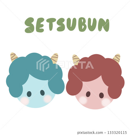 Setsubun Cute demon illustration Setsubun Cute demon illustration 133320115