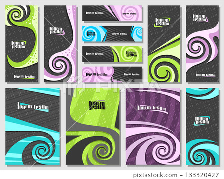 Vector Banners and Flyers set Vector Banners and Flyers set 133320427