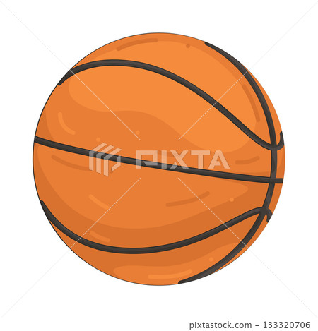Illustration of basketball ball  133320706