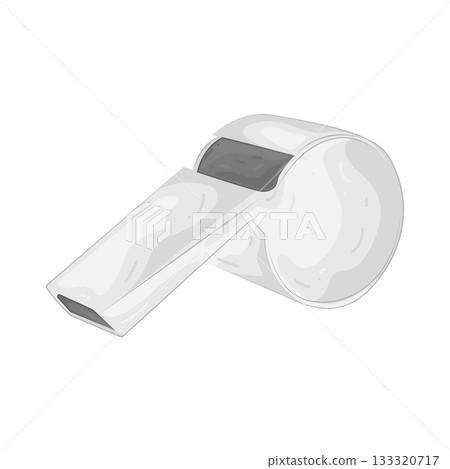 Illustration of referee whistle Illustration of referee whistle 133320717