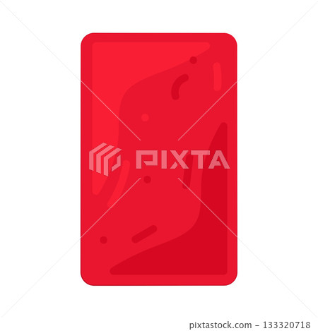 Illustration of red card  133320718