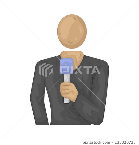 Illustration of sport reporter Illustration of sport reporter 133320725