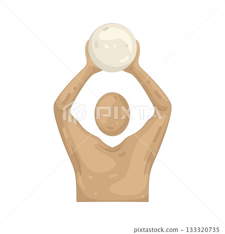 Illustration of football player 133320735