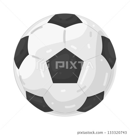 Illustration of soccer ball Illustration of soccer ball 133320743
