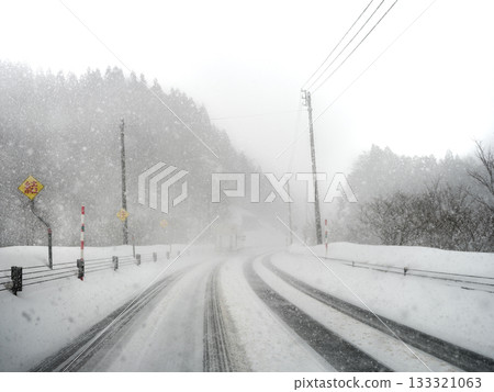 在雪天和惡劣天氣下的駕駛 133321063