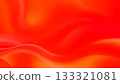 Bright abstract red and orange background with smooth gradient waves and soft flowing shapes. Minimal elegant backdrop for design, presentation, banner, or poster. 133321081