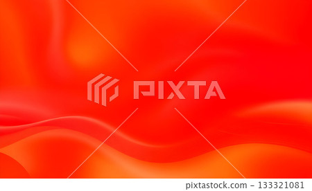 Bright abstract red and orange background with smooth gradient waves and soft flowing shapes. Minimal elegant backdrop for design, presentation, banner, or poster. Bright abstract red and orange background with smooth gradient waves and soft flowing shapes. Minimal elegant backdrop for design, presentation, banner, or poster. 133321081