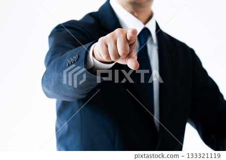 Businessman to point out Businessman to point out 133321119