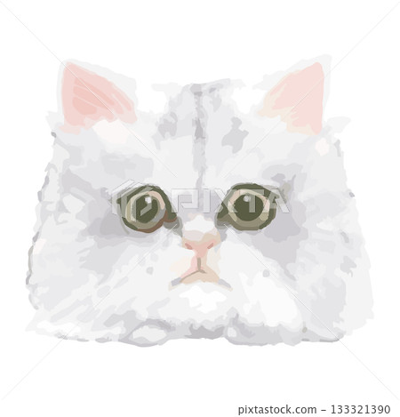 龍貓 – 來自世界各地的貓咪特寫插圖 – 真實觸感向量圖 133321390