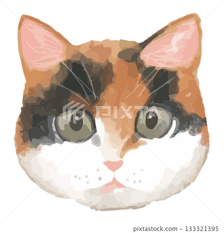 日本貓 – 世界各地貓咪的特寫插圖 – 逼真的向量圖 133321395