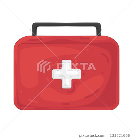 Illustration of first aid kit 133321606