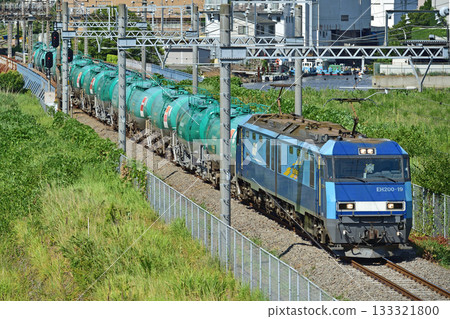 東海道本線 東高島櫻木町 JR Freight EH200-19(高崎) 東海道本線 東高島櫻木町 JR Freight EH200-19(高崎) 133321800