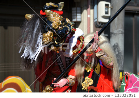 Toyama Prefecture Shinminato Lion Dance Spring Festival 133322051
