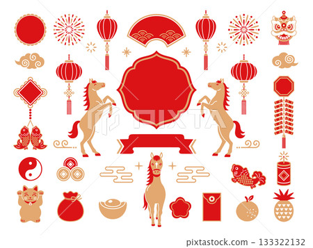 2026年馬年及中國新年插畫集 133322132