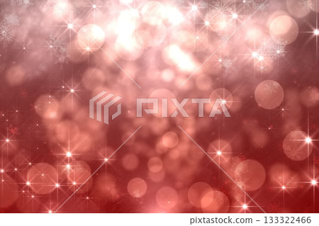Shimmering light design on red 133322466