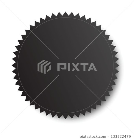 Image of black circle with copy space on white backrgound Image of black circle with copy space on white backrgound 133322479