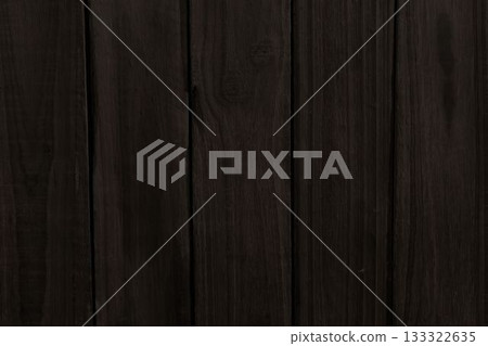 Panels are appearing in flat design dark brown wooden wall showing grain with knots, copy space 133322635