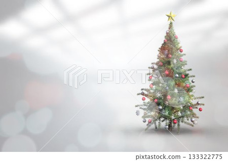 Christmas tree in bright room Christmas tree in bright room 133322775