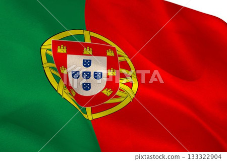 Digitally generated portugese national flag 133322904