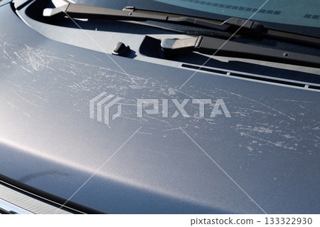 汽車引擎蓋油漆剝落 133322930