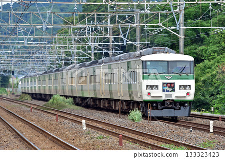 東海道本線、二宮神津、JR東日本、185系列、A8編組（大宮）、舞子、Easti-E 133323423