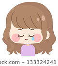 Girl with fluffy hair (crying sadly) 133324241