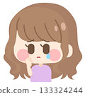 Girl with fluffy hair (crying) 133324244