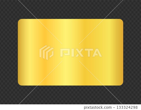 Luxury Gold Metallic Rectangle Banner with Rounded Corners Luxury Gold Metallic Rectangle Banner with Rounded Corners 133324298