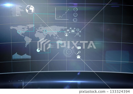 Futuristic technology interface Futuristic technology interface 133324394