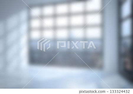 Defocused image of sunlight emitting through window 133324432