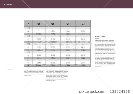 Business interface with graphs and data Business interface with graphs and data 133324558
