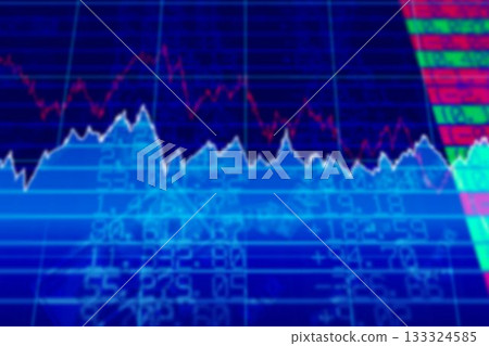 Composite image of blue graph Composite image of blue graph 133324585