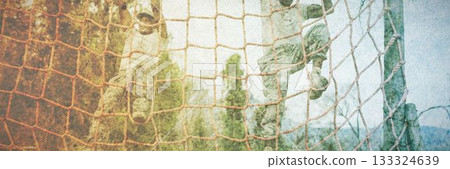 Military training in the camp 133324639